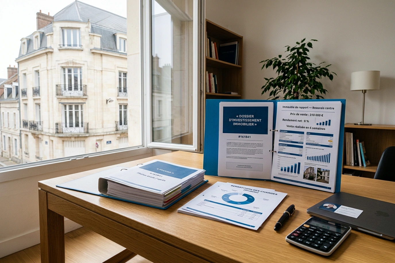 Documents d’analyse financière pour la vente d’un immeuble de rapport avec rendement locatif